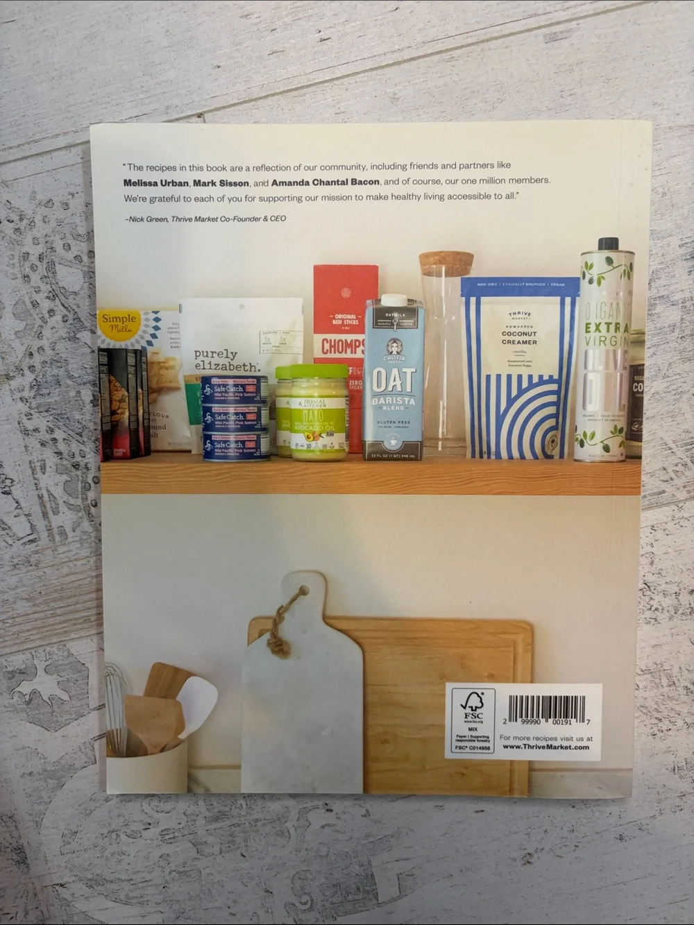 Thrive Market Healthy Living Made Easy Cookbook